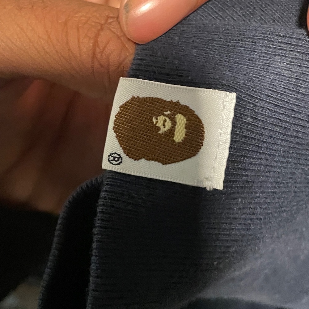 Navy Blue Bape Zip up - Picture 10 of 10